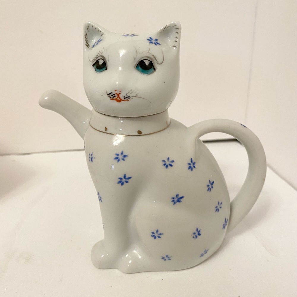 •Vintage• Kitty Cat Teapot